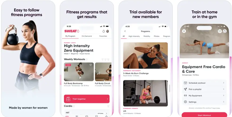  Sweat  Fitness App